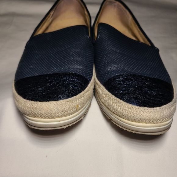 Navy Leather VANELi Qalila Slip-on  Sneakers Espadrilles - Picture 6 of 8